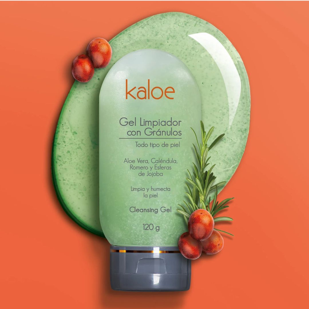 GEL FACIAL CON GRANULOS KALOE X 120 GR GEL FACIAL CON GRANULOS KALOE X 120 GR