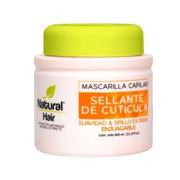 NATURAL HAIR MASCARILLA CAP. SELLANTE DE CUTICULA X600ML