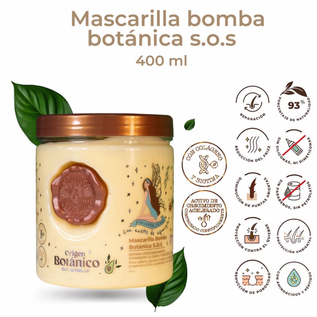 Mascarilla Bomba SOS Ritual Botánico Mascarilla Bomba SOS Ritual Botánico