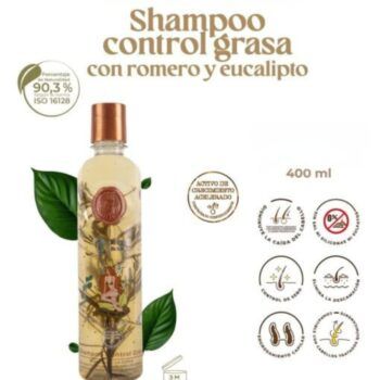 Shampoo Control Grasa Romero y Eucalipto Ritual Botánico