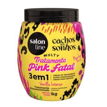 Crema Para Peinar Pink Fatal 3 En 1 Salon Line