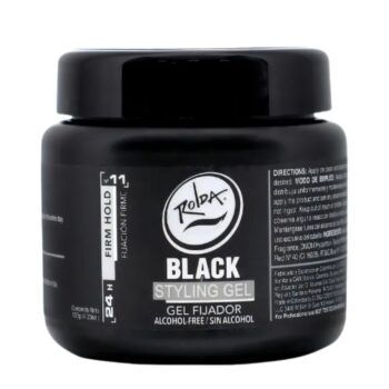 Gel Fijador For Men Black Fijación Fuerte Rolda