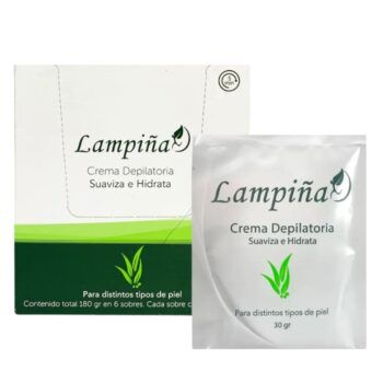 Crema Depilatoria Corporal X 6 Sobres de 30 g Lampiña