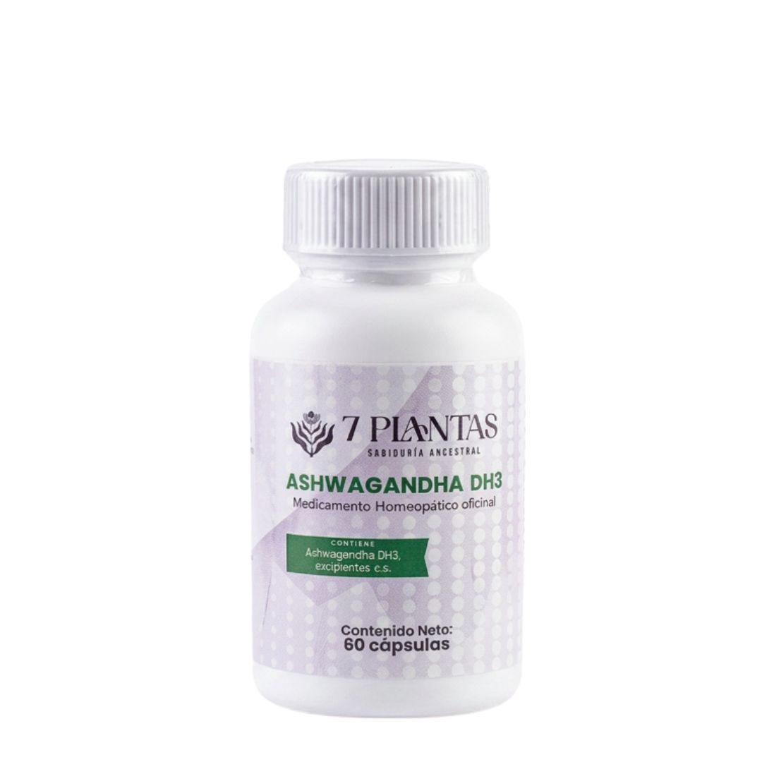 Ashwagandha DH3 Suplemento X 60 Cápsulas 7 Plantas Ashwagandha DH3 Suplemento X 60 Cápsulas 7 Plantas